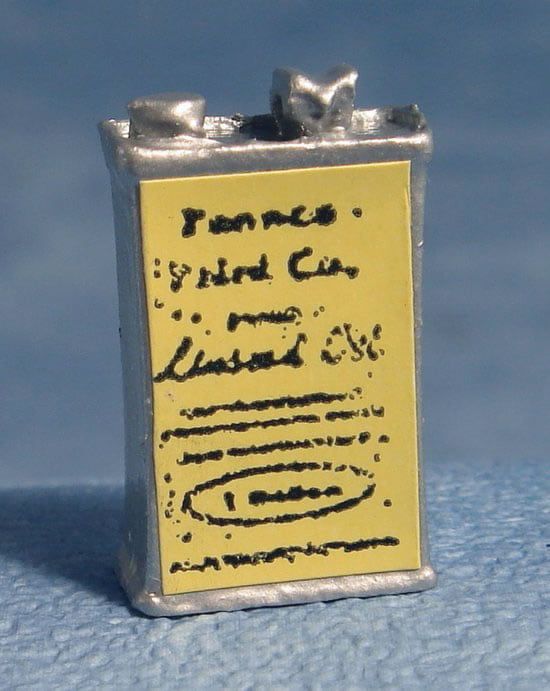 Oil Can for 12th Scale Dolls House