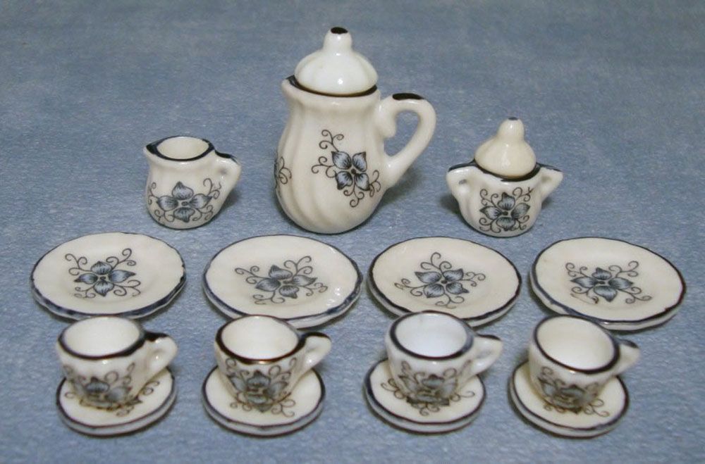 Lotus Coffee Set for 12th Scale Dolls House