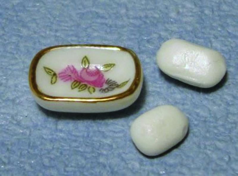 Soap and Dish for 12th Scale Dolls House