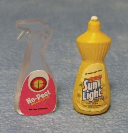 Cleaning Supplies for 12th Scale Dolls House