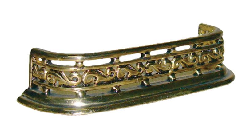 Fireplace Fender Curved for 12th Scale Dolls House