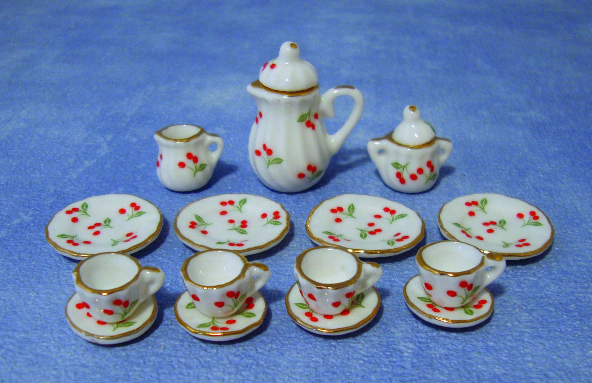 15 Piece Tea Set for 12th Scale Dolls House