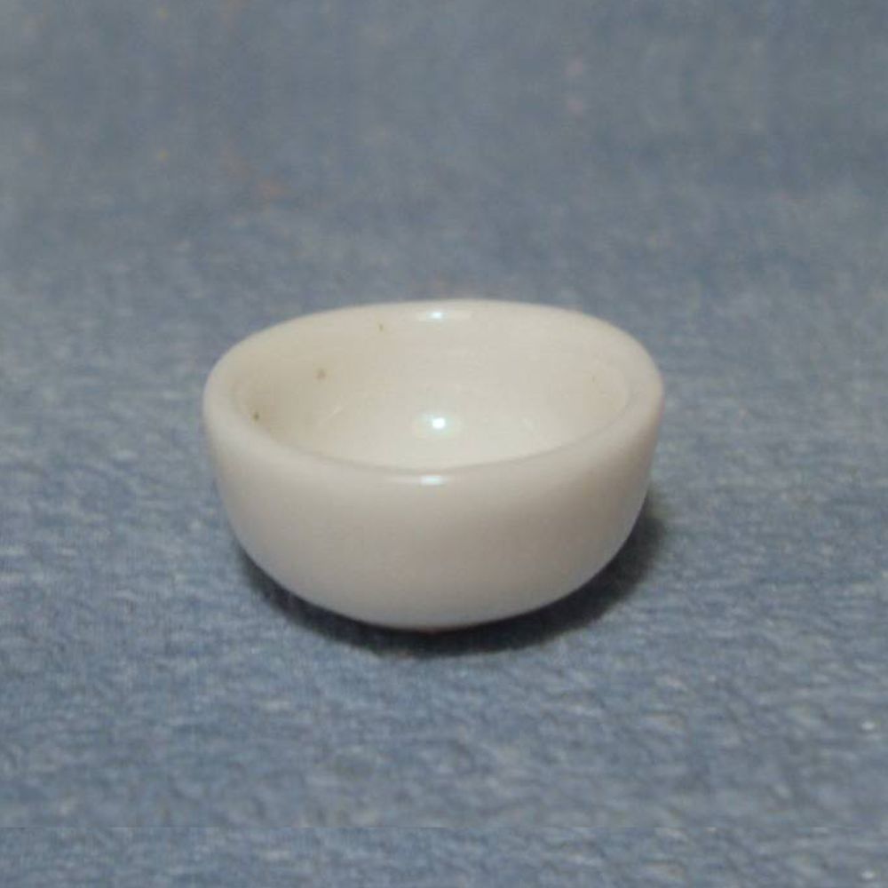 Modern White Bowls x6 for 12th Scale Dolls House