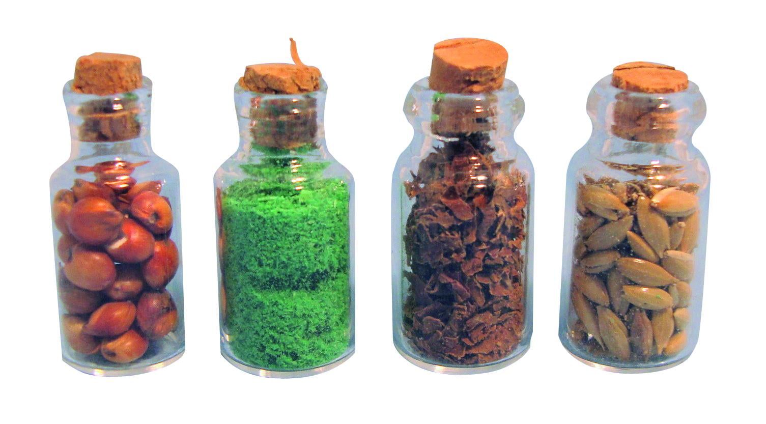 Glass Jars X 4 for 12th Scale Dolls House
