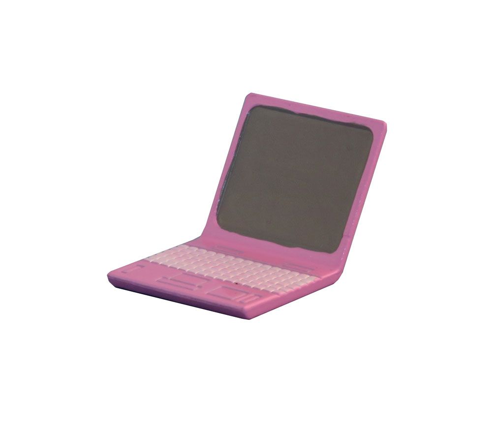 Pink Laptop for 12th Scale Dolls House