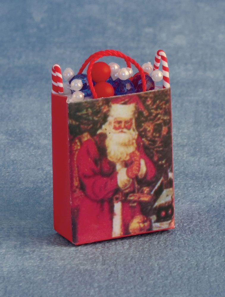 Christmas Gift Bag for 12th Scale Dolls House