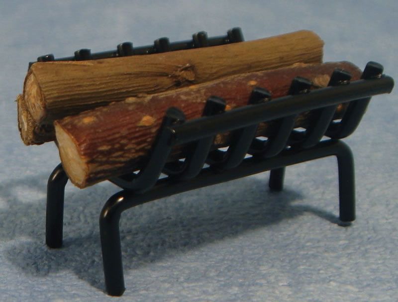 Logs in Holder for 12th Scale Dolls House