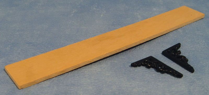 Shelf and Brackets for 12th Scale Dolls House