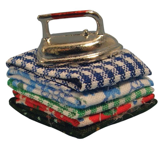 Pile Of Ironing for 12th Scale Dolls House