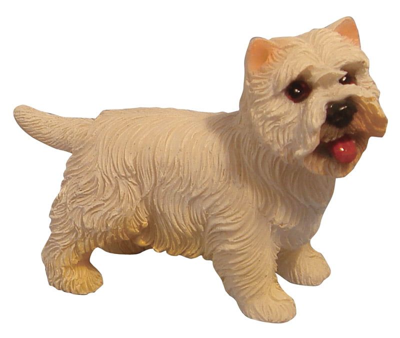 Standing Westie for 12th Scale Dolls House