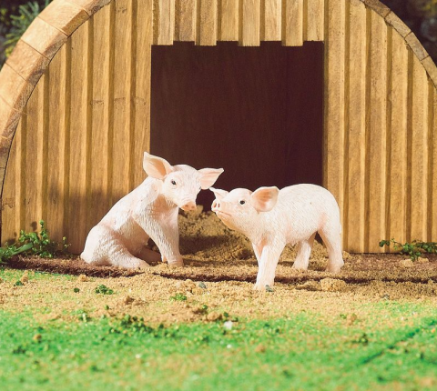 Pink Piglets for 12th Scale Dolls House