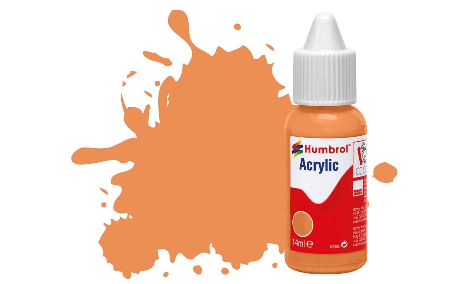 Humbrol Acrylic Dropper Bottles 14ml - Matt - Flesh
