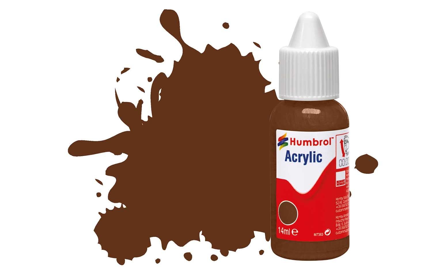 Humbrol Acrylic Dropper Bottles 14ml - Matt - German Camouflage Red