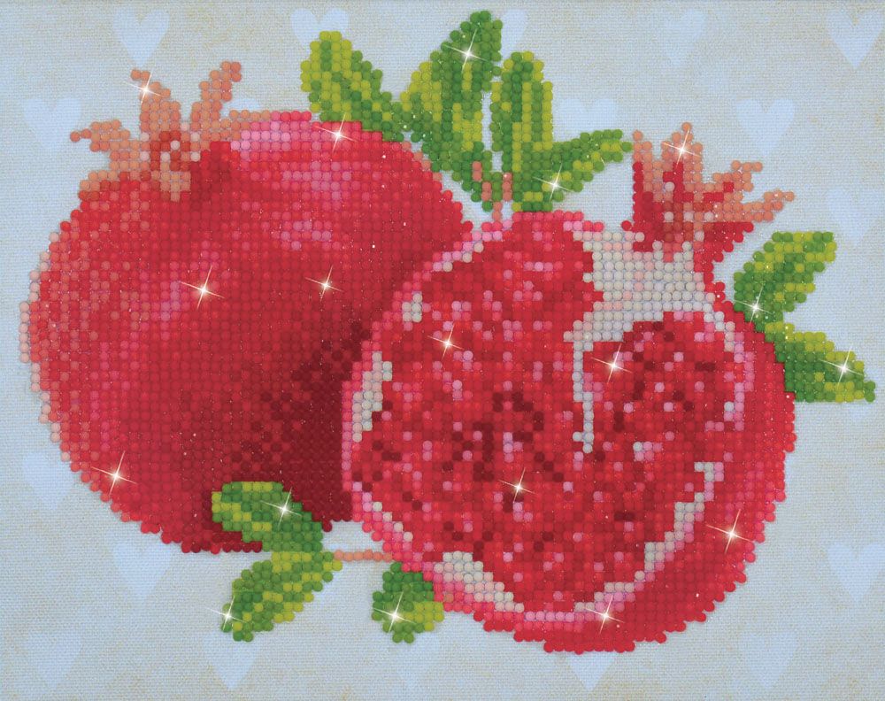 Diamond Dotz Good Fortune Pomegranates Diamond Painting Kit