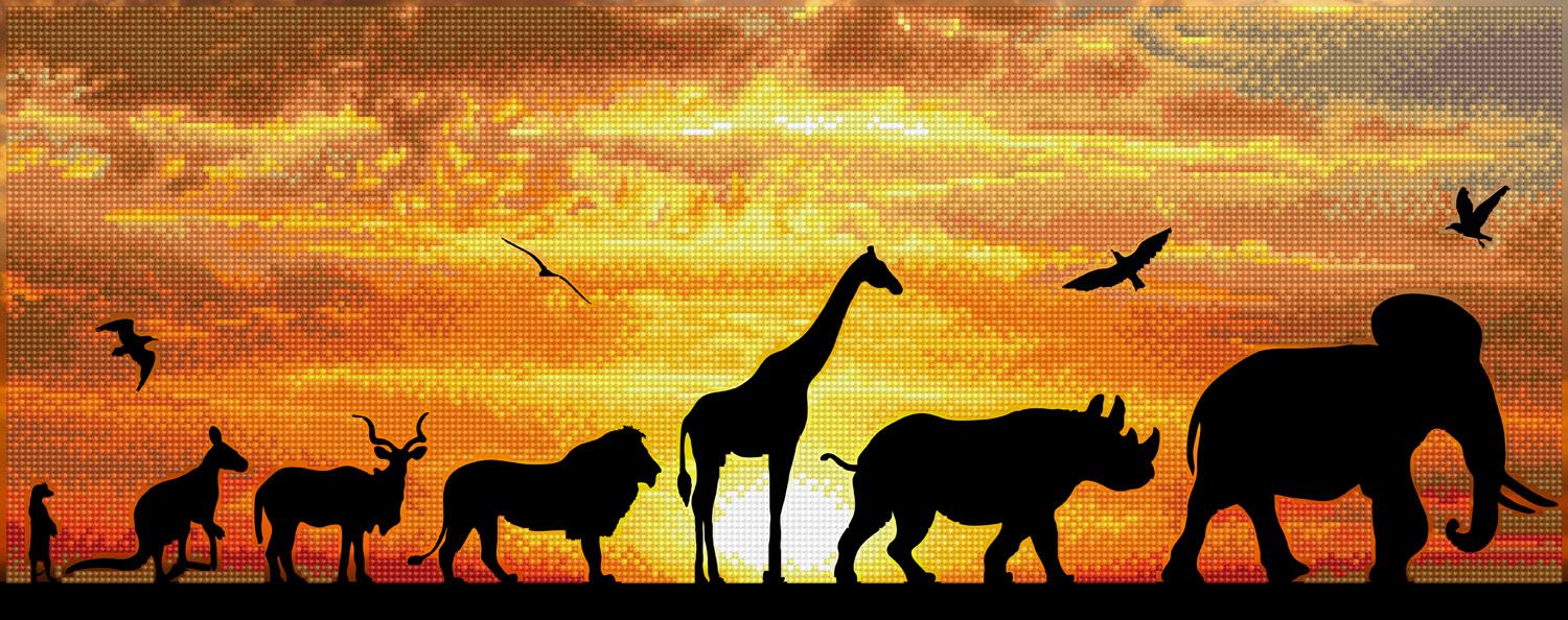 Diamond Dotz African Sky Diamond Painting Kit