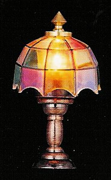 12V Tiffany Table Lamp for 12th Scale Dolls House