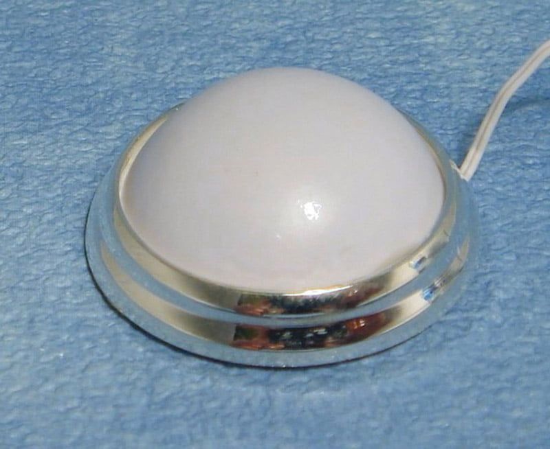 12V Silver Ceiling Globe 12V for 12th Scale Dolls House