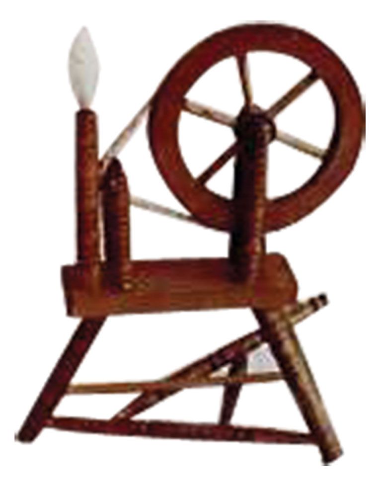 Spinning Wheel for 12th Scale Dolls House