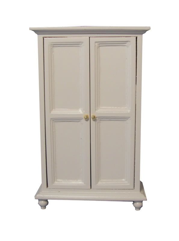 White Wardrobe for 12th Scale Dolls House