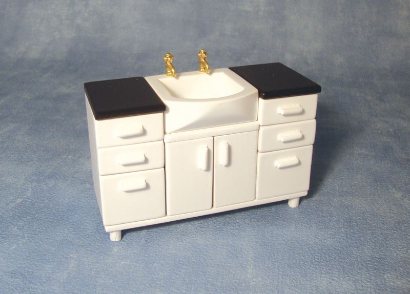 Modern Sink Unit for 12th Scale Dolls House