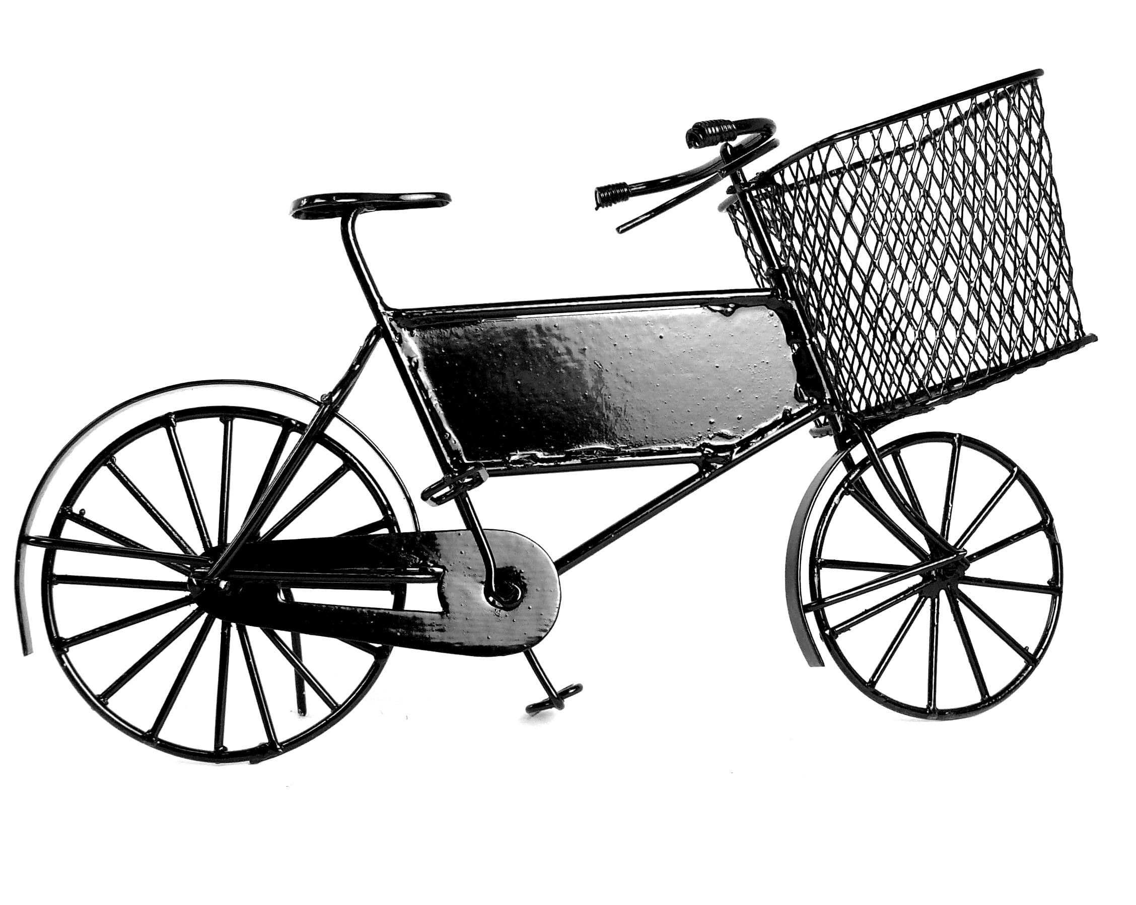 Delivery Bike Black for 12th Scale Dolls House