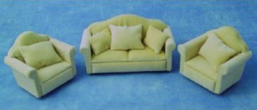 Beige Suite for 12th Scale Dolls House