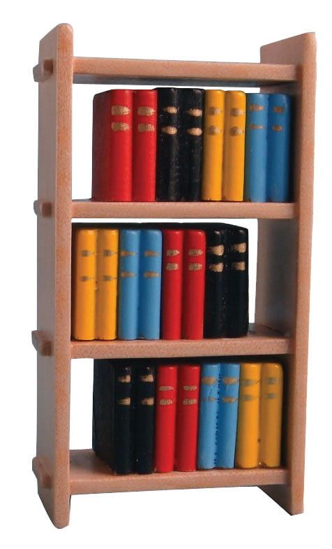 Small Bookcase for 12th Scale Dolls House