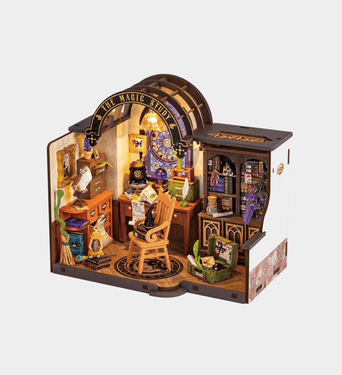 Rolife The Magic Study DIY Miniature Dollhouse Kit