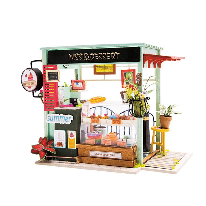 Rolife Dessert Shop DIY Miniature Dollhouse Kit
