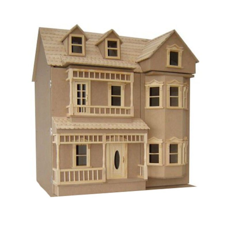 Unpainted Exmouth 12th Scale Ready To Assemble Dolls House Kit
