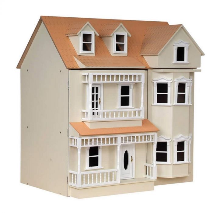 Painted Cream Exmouth Ready To Assemble 12th Scale Dolls House Kit