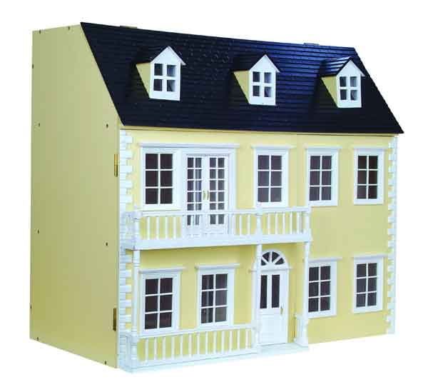 Painted Cream Glenside Grange Ready to Assemble 12th Scale Dolls House Kit