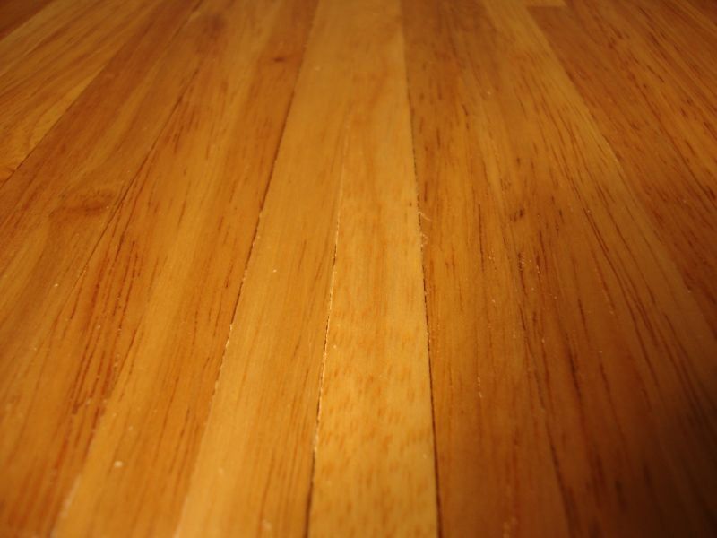 Real Wood Stained Light Wood Flooring 450mm x 285mm Sheet for 12th Scale Dolls House