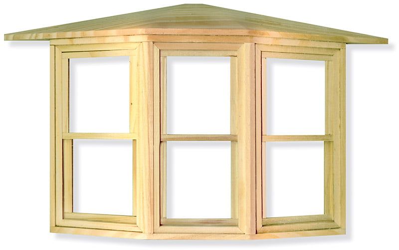 Sash Bay Window for 12th Scale Dolls House