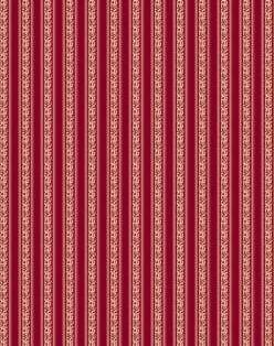 Renaissance Warm Red Wallpaper for 12th Scale Dolls House