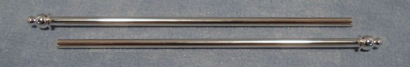 Expanding Silver Curtain Rail for 12th Scale Dolls House
