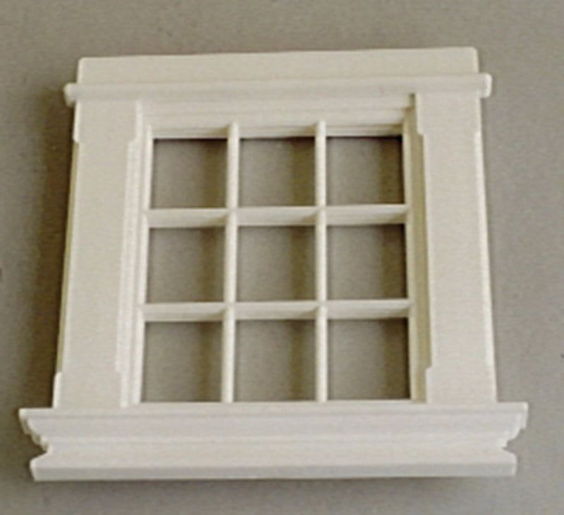 9-pane Georgian Style Window for 1/24th Scale Dolls House