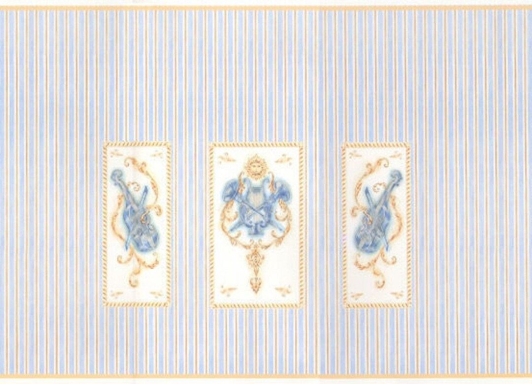 Music Room Wallpaper for 12th Scale Dolls House