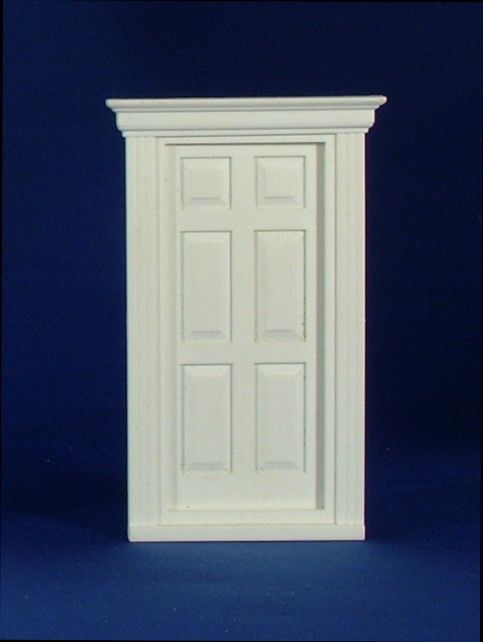 Large Georgian Style Door for 1/24th Scale Dolls House