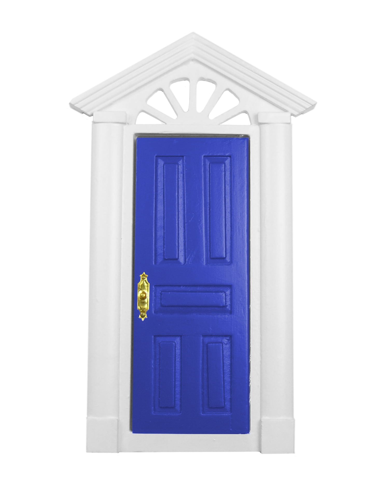 Painted Blue Wooden Skylight Door for 12th Scale Dolls House
