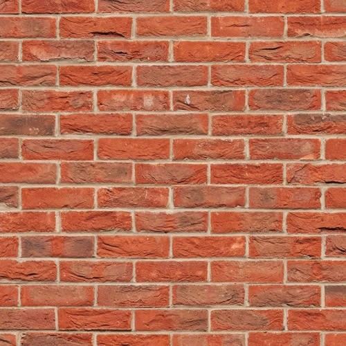 3D Effect Brick Style Embossed Red Brick Wallpaper for 12th Scale Dolls House