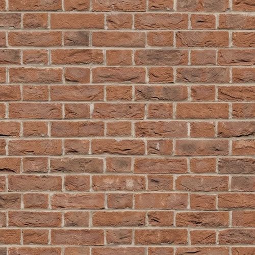 A3 Weathered Brick Flemish Bond Wallpaper for 12th Scale Dolls House
