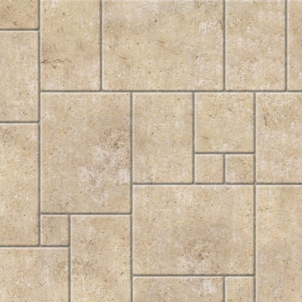 Embossed A3 Limestone Tiles for 12th Scale Dolls House