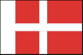 Denmark National Fabric Flag