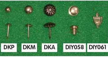 Brass and Plated Door Accessories for 12th Scale Dolls House