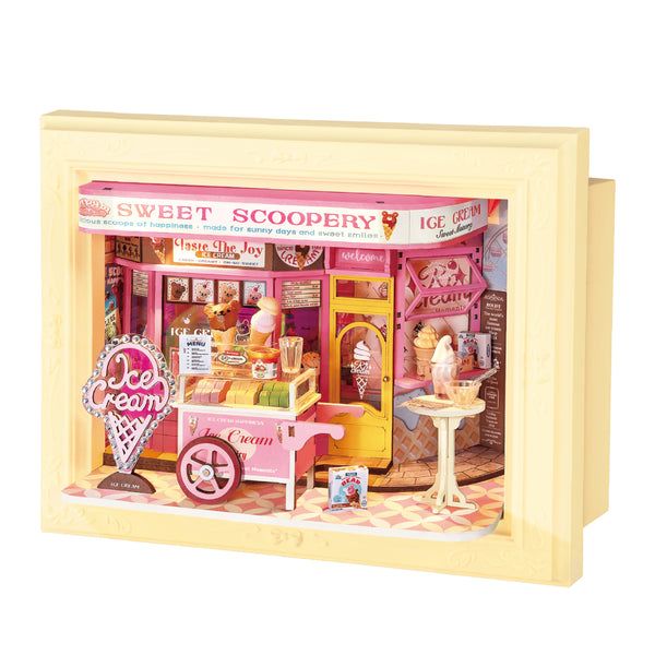Rolife Sweet Scoopery Ice Cream DIY Miniature House