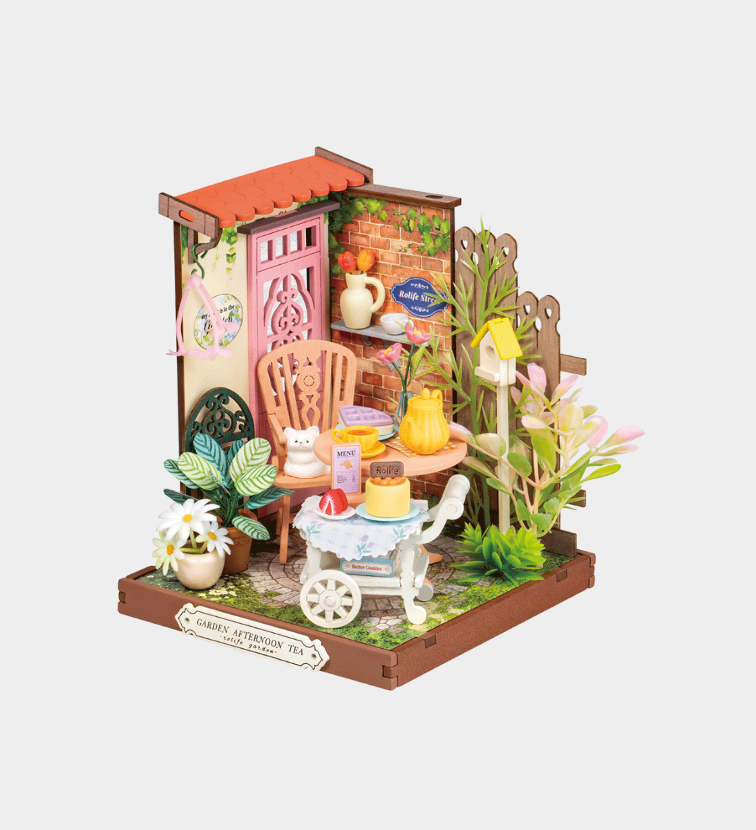 Rolife Fancy Tea Yard DIY Miniature House Kit