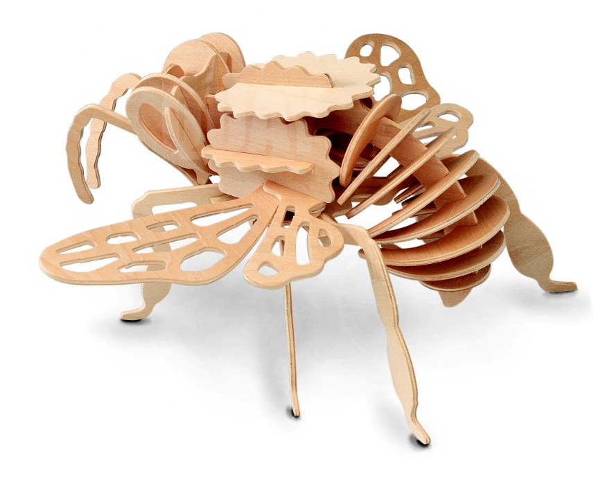 Quay Bumble Bee Wooden Model Kit