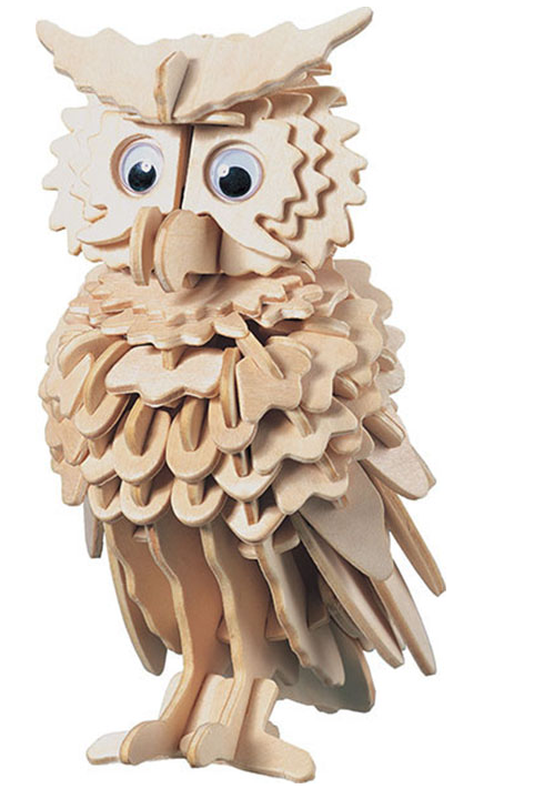 Quay Owl Wooden Model Kit