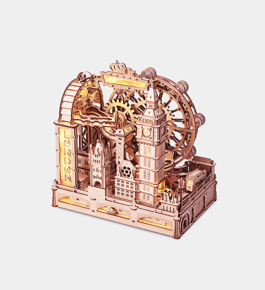 ROKR Marble Travel London Wooden Model Kit